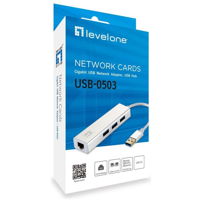 Level One Usb-0503 Scheda di Rete e Adattatore Ethernet 1000 Mbit-s