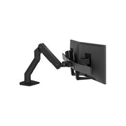 ERGOTRON 45-476-224 HX Braccio per Doppio Monitor da Scrivania fino a 32'' 2 Display VESA 75x75 100x100 mm Regolabile Altezza 29.2 cm Rotazione 360° Inclinazione ±75° colore Nero