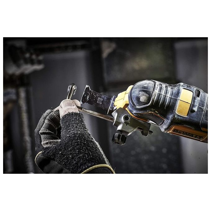 DEWALT DCS356NT-XJ Utensile multifunzione 18V Motore brushless Velocita' variabile 0-20000 orb-min Luce LED Compatibilita' AirLock colore Giallo
