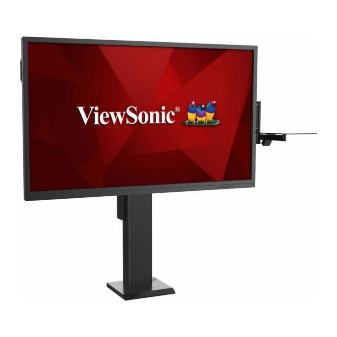 ViewSonic VB-STND-004 Carrello Motorizzato per Display 55'' a 86'' Portata 100 Kg Regolazione Altezza Elettrica colore Nero