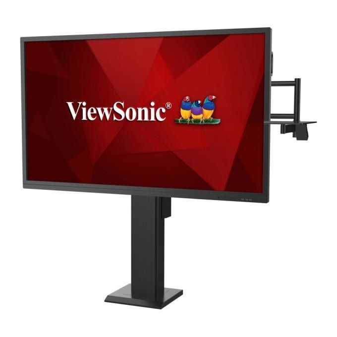 ViewSonic VB-STND-004 Carrello Motorizzato per Display 55'' a 86'' Portata 100 Kg Regolazione Altezza Elettrica colore Nero