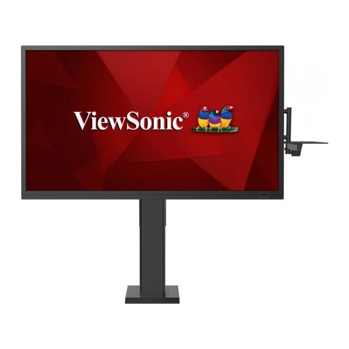 ViewSonic VB-STND-004 Carrello Motorizzato per Display 55'' a 86'' Portata 100 Kg Regolazione Altezza Elettrica colore Nero