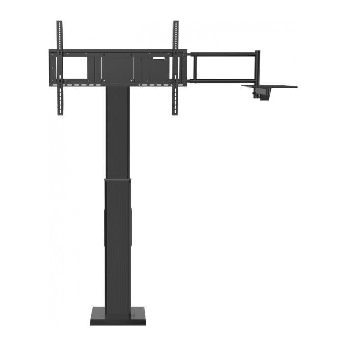ViewSonic VB-STND-004 Carrello Motorizzato per Display 55'' a 86'' Portata 100 Kg Regolazione Altezza Elettrica colore Nero