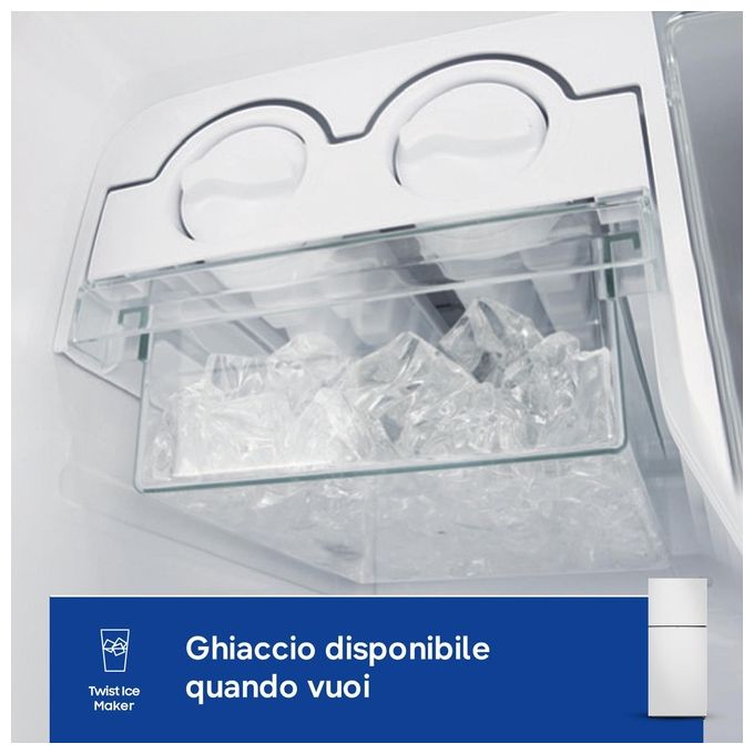 Samsung RT38CB6624C1ES BESPOKE AI Frigorifero Doppia Porta 393 L 171.5 cm Classe E 39 dB No Frost Wi-Fi colore Cotta White
