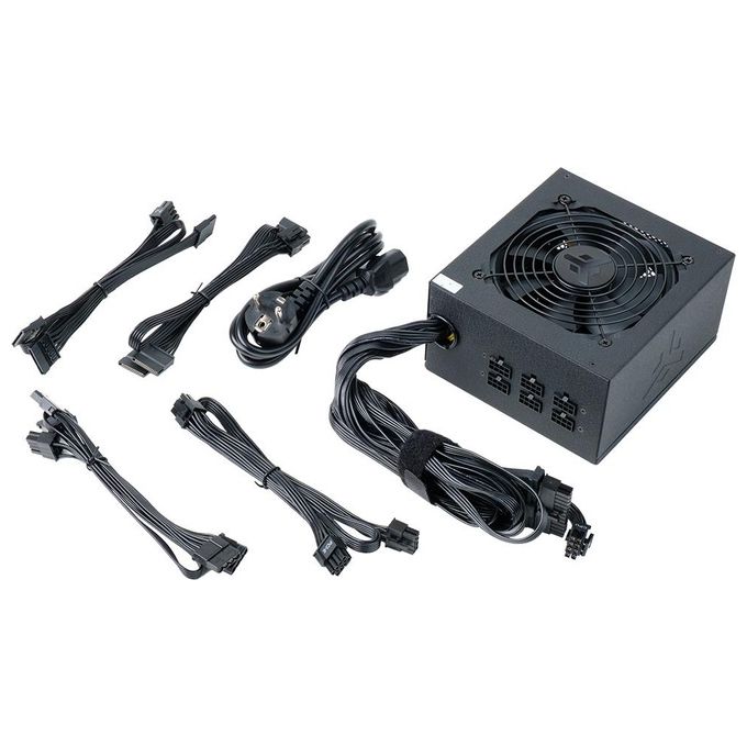 Itek ITPSEBS750 BS750 Alimentatore PC ATX 750W Semi-modulare 80 PLUS Bronze PFC Attivo Ventola 12 cm colore Nero