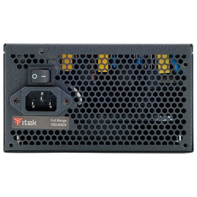 Itek ITPSEBS750 BS750 Alimentatore PC ATX 750W Semi-modulare 80 PLUS Bronze PFC Attivo Ventola 12 cm colore Nero
