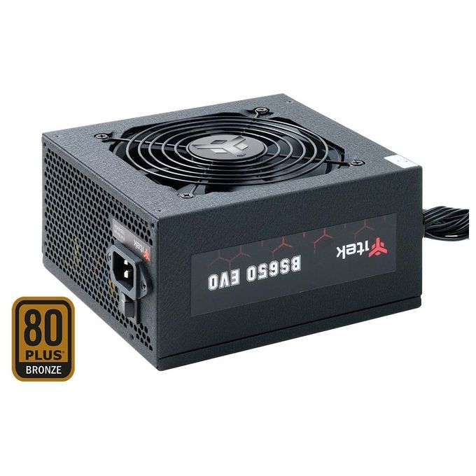 Itek ITPSEBS650 BS650 EVO Alimentatore PC ATX Semi Modulare 650W 80Plus Bronze PFC Attivo Ventola HDB 120mm colore Nero