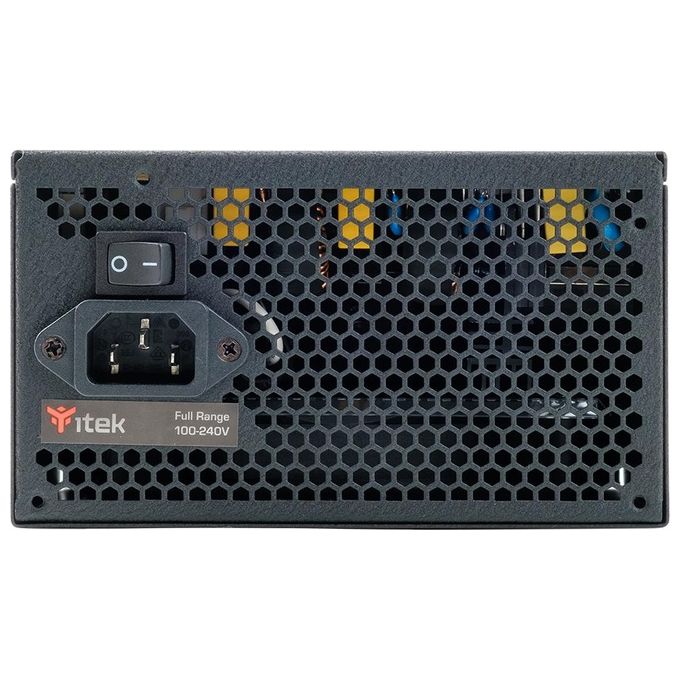 Itek ITPSEBS650 BS650 EVO Alimentatore PC ATX Semi Modulare 650W 80Plus Bronze PFC Attivo Ventola HDB 120mm colore Nero