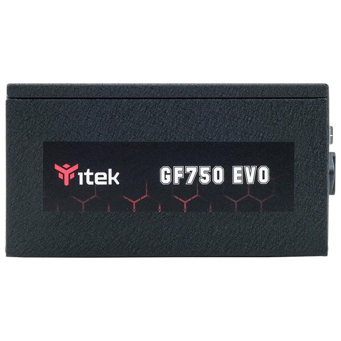Itek ITPSEGF750 GF750 EVO Alimentatore PC ATX 750W 80 PLUS Gold Modulare 24-pin 9 SATA ventola FDB 12 cm colore Nero