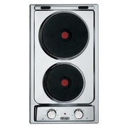 De Longhi I 23-2 ER Linea Domino Piano cottura Elettrico 2 Piastre rapide 30 cm Acciaio Inox