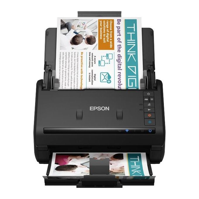 Epson B11B263401 WorkForce ES-500WII Scanner A4 Wi-Fi Fronte Retro Automatico 35 ppm ADF 50 fogli colore Nero
