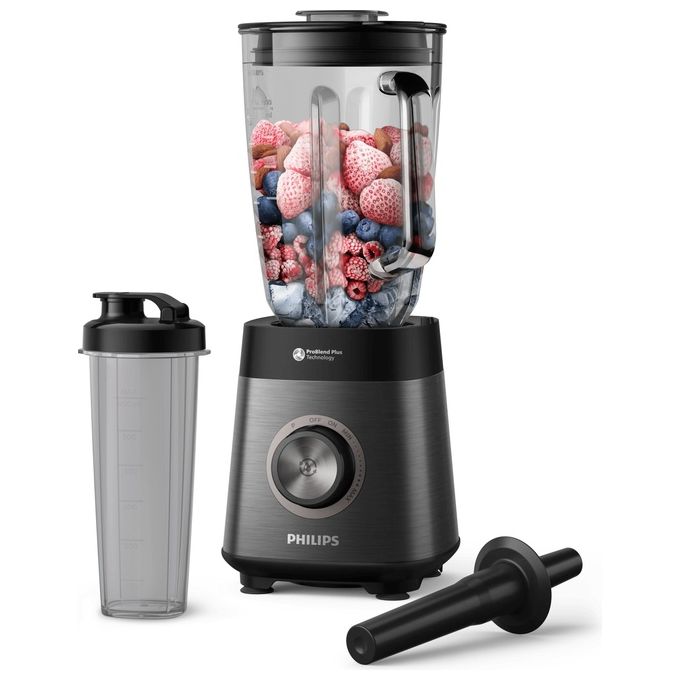 Philips HR304100 Serie 5000 Frullatore da tavolo 1200 W 2 L ProBlend Plus autopulizia colore Nero