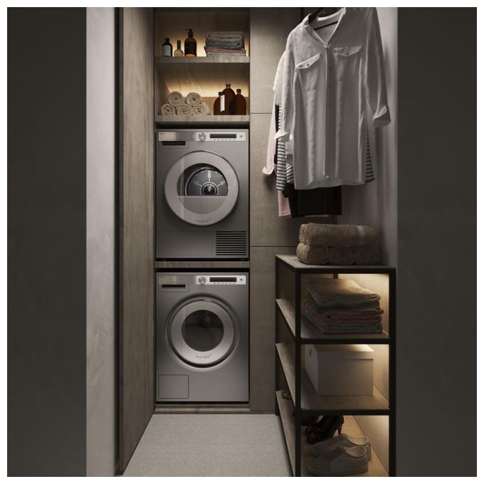 Asko T608HXS Pro Home Style Asciugatrice Pompa di Calore 8 Kg Classe A+++ Vapore SensiDry (85x59,5x65,4 cm) colore Bianco