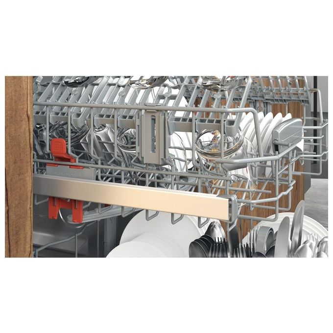 Hotpoint HI 5030 W Lavastoviglie da incasso 14 coperti Classe D 43 dB Motore Inverter AquaStop (82x60x56 cm) colore Argento