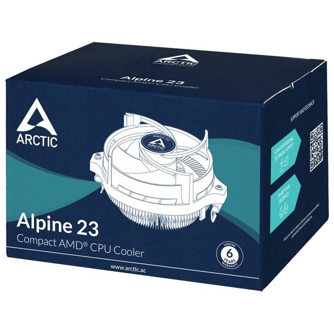 Oem Ventola Arctic Alpine Am4 Amd Pwm Sharing Tech 100-2700 Rpm