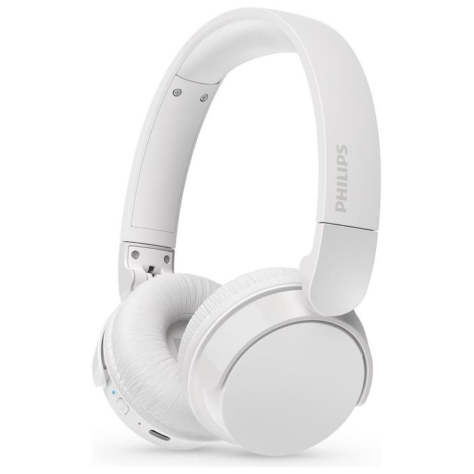 Philips TAH4209WT-00 Serie 4000 Cuffie a Padiglione Wireless Bluetooth 5.3 55 ore Microfono Integrato colore Bianco