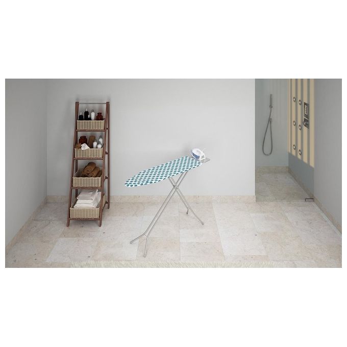 Colombo New Scal 501132 Supereuro Asse da Stiro Pieghevole 110x32 cm Altezza Regolabile 71-88 cm 3.6 Kg colore Mint Green