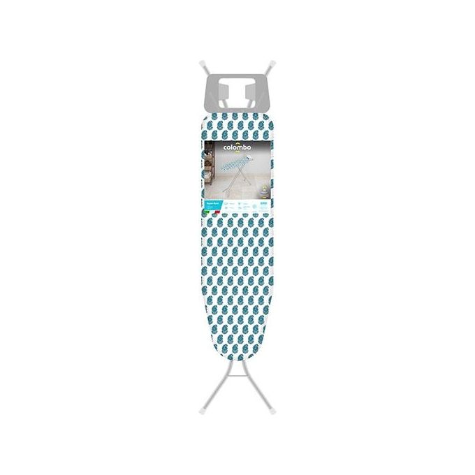 Colombo New Scal 501132 Supereuro Asse da Stiro Pieghevole 110x32 cm Altezza Regolabile 71-88 cm 3.6 Kg colore Mint Green