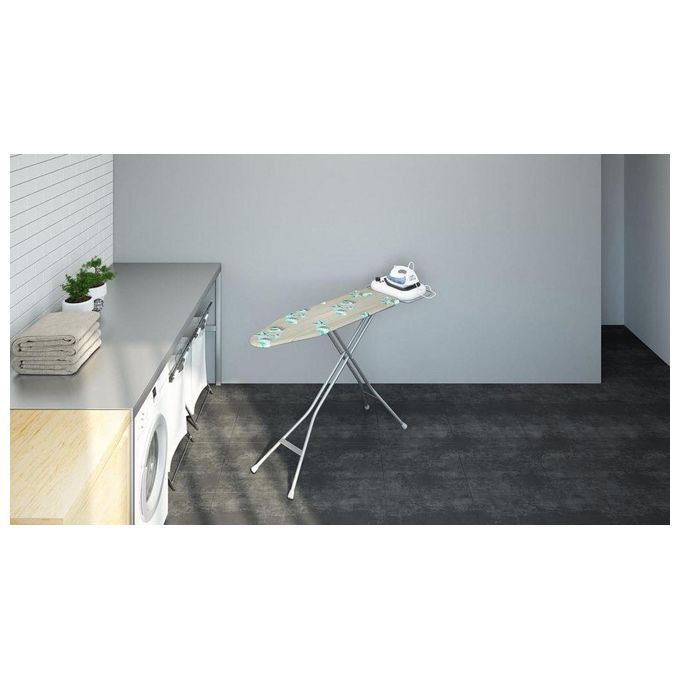 Colombo New Scal A122L20W Poseidon Asse da stiro 114x36 cm regolabile 6 posizioni 71-95 cm poggiaferro silicone foderina cotone