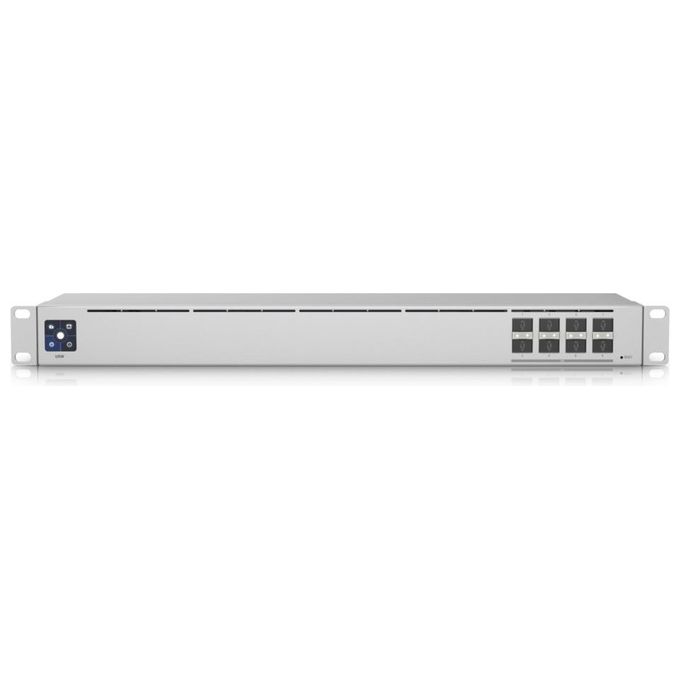 Ubiquiti USW-AGGREGATION Switch di Rete Gestito L2 8 porte SFP+ 10G Rack 1U Fanless colore Argento