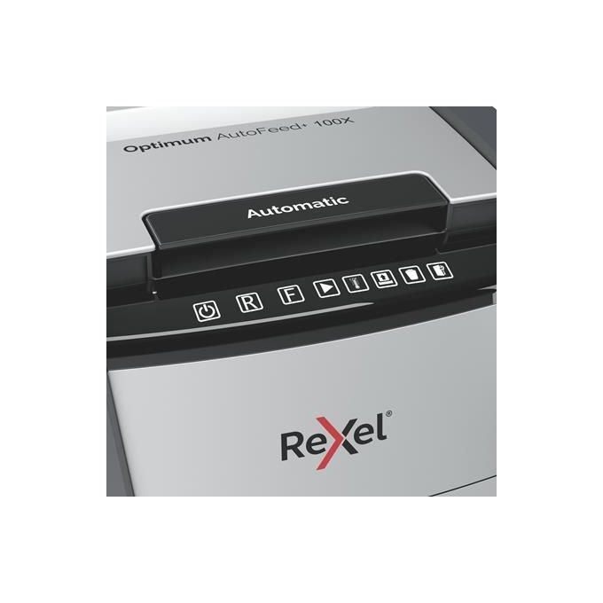 Rexel 2020100 Optimum Autofeed+ Distruggidocumenti Automatico 100 Fogli