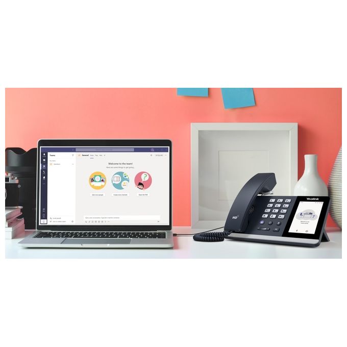 Yealink MP50 Telefono USB IP Phone Microsoft Teams Bluetooth Touch Display 4'' colore Grigio