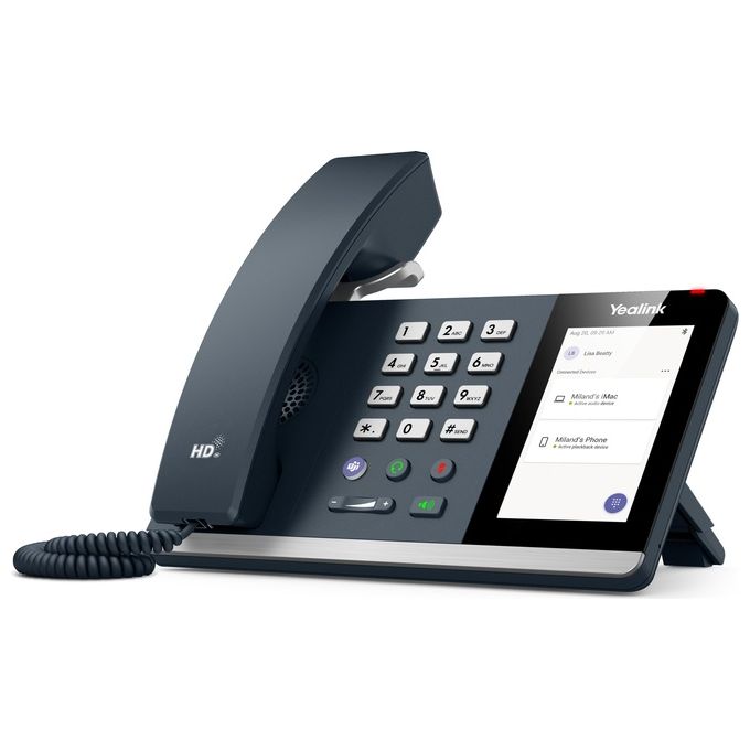 Yealink MP50 Telefono USB IP Phone Microsoft Teams Bluetooth Touch Display 4'' colore Grigio