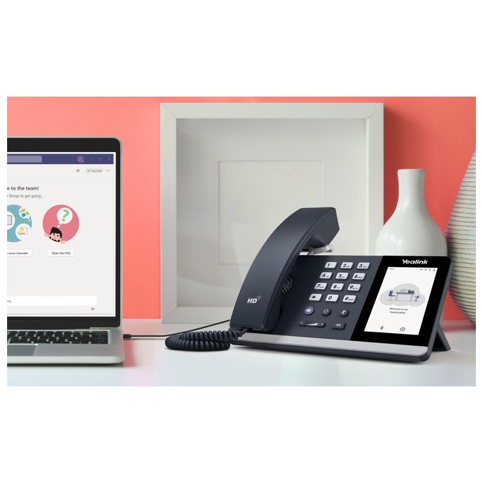 Yealink MP50 Telefono USB IP Phone Microsoft Teams Bluetooth Touch Display 4'' colore Grigio