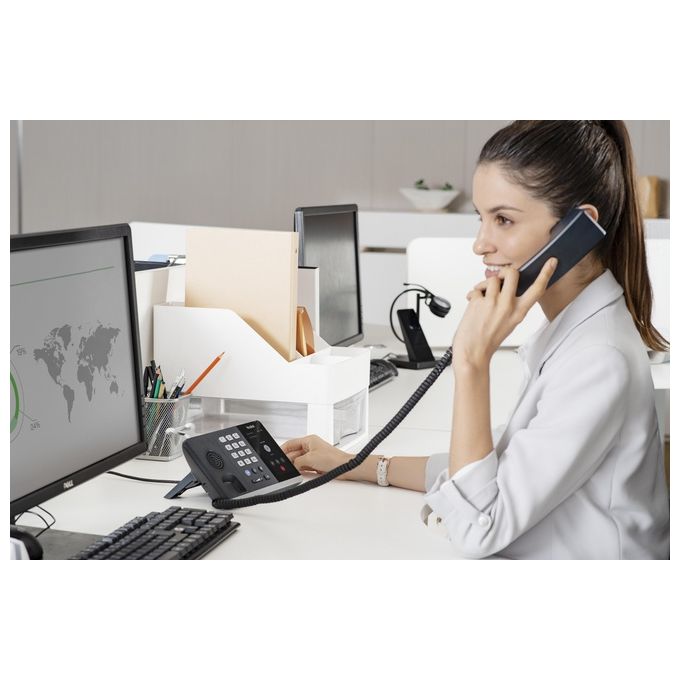 Yealink MP50 Telefono USB IP Phone Microsoft Teams Bluetooth Touch Display 4'' colore Grigio