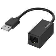 Hama Convertitore USB 2.0 M-8p8c F RJ 45 Fast Ethernet LAN 10-100 Nero