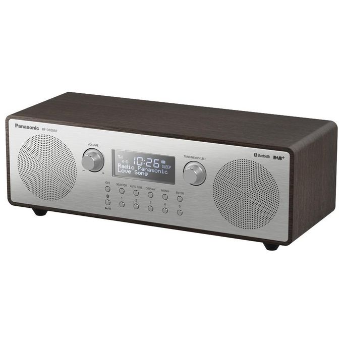 Panasonic Digital-Radio DAB+ BT Aux-In Marrone