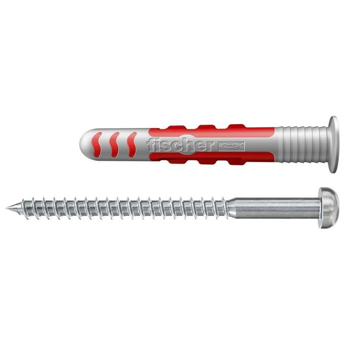 Fischer DuoSeal 6x38 S A2 Tasselli Sigillanti con Vite 50 Pezzi