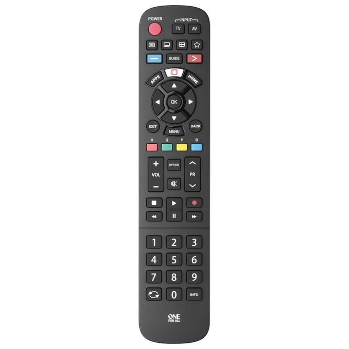 One For All URC4914 Telecomando IR Wireless Pulsanti Compatibilita' Marca Panasonic