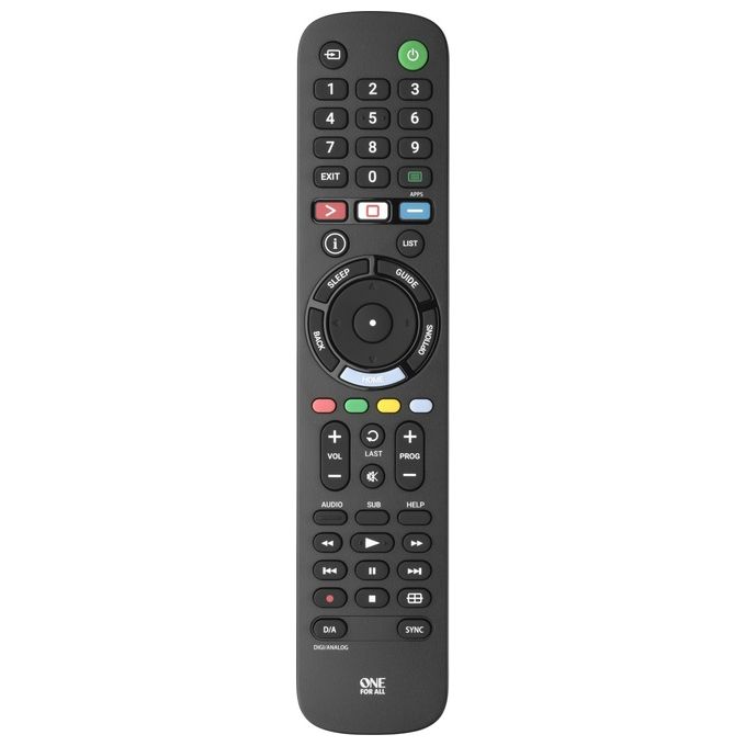 One For All URC4912 Telecomando IR Wireless Pulsanti Compatibilita' Marca Sony