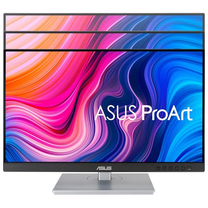 Asus PA247CV ProArt Monitor PC 23.8'' IPS Full HD 1920x1080 100% sRGB USB-C 65W DisplayPort Daisy-chain colore Nero Argento
