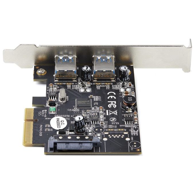 StarTech PEXUSB312A3 Scheda di espansione PCIe USB 3.2 Gen 2 a 2 porte 10 Gbps colore Nero