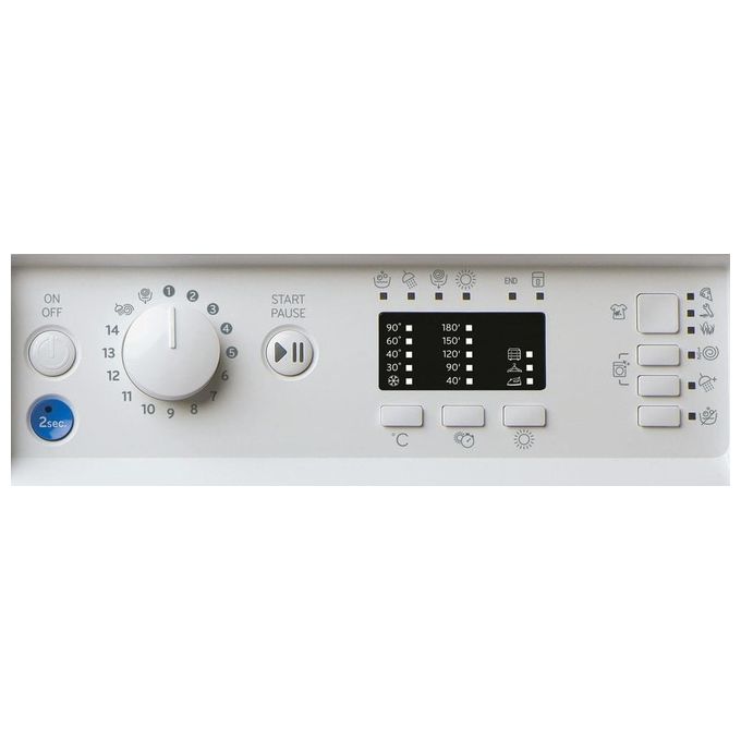Indesit BIWDIL861485EU Lavasciuga da incasso 8-6 Kg 1400 rpm Classe D Inverter Pannellabile (81,5x59,5x54,5 cm) colore Bianco