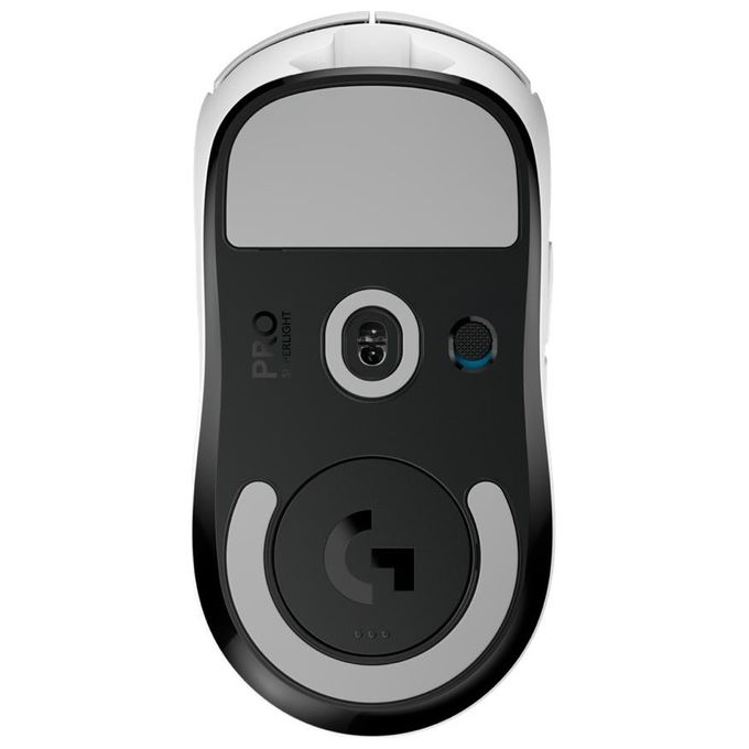 Logitech G 910-005943 PRO X SUPERLIGHT Mouse Gaming Wireless 25600 DPI 1 ms 70 h colore Bianco