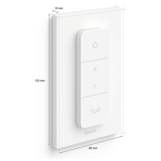 Philips Hue Dimmer Switch V2 Wireless Controllo Intelligente per Illuminazione Smart