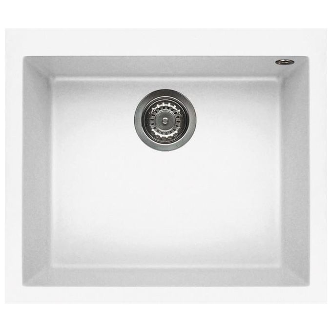 Elleci LKQ10596 Quadra 105 Lavello Keratek 1 Vasca 57 cm Bianco
