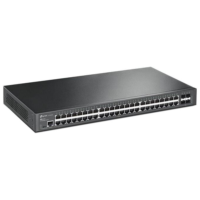 TP-Link TL-SG3452 Omada Switch Gestito L2+ 48 porte Gigabit 4 slot SFP rack-mountable colore Nero