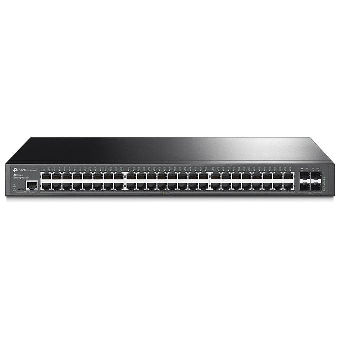 TP-Link TL-SG3452 Omada Switch Gestito L2+ 48 porte Gigabit 4 slot SFP rack-mountable colore Nero