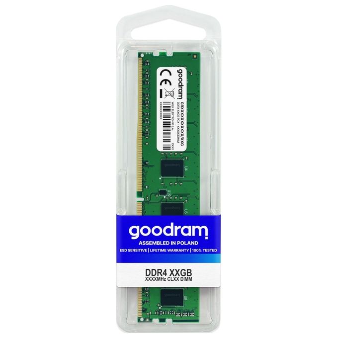 Goodram GR3200D464L22S-8G Modulo di Memoria 8 GB DDR4 3200 MHz CL22 288-pin DIMM colore Nero