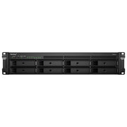 Synology RS1221+ RackStation NAS 8 bay HDD SSD SATA 2.5 3.5 pollici AMD Ryzen V1500B 4 core 2.2 GHz 4 GB DDR4 ECC 4 porte LAN Gigabit colore Nero