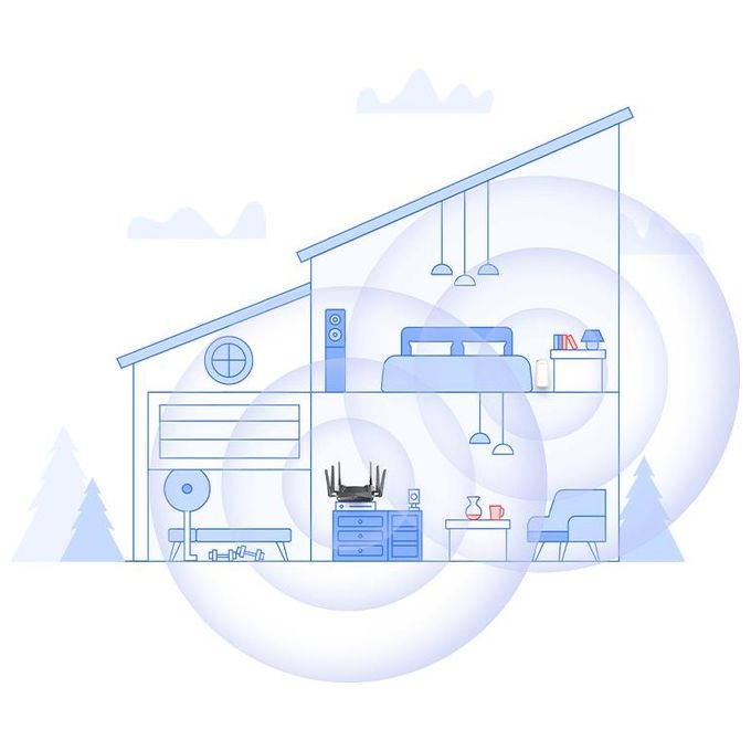 D-Link DAP-X1860 Range Extender Ripetitore di Rete Wi-Fi 6 AX1800 Dual-band 2.4 GHz 5 GHz Porta Gigabit Ethernet colore Bianco