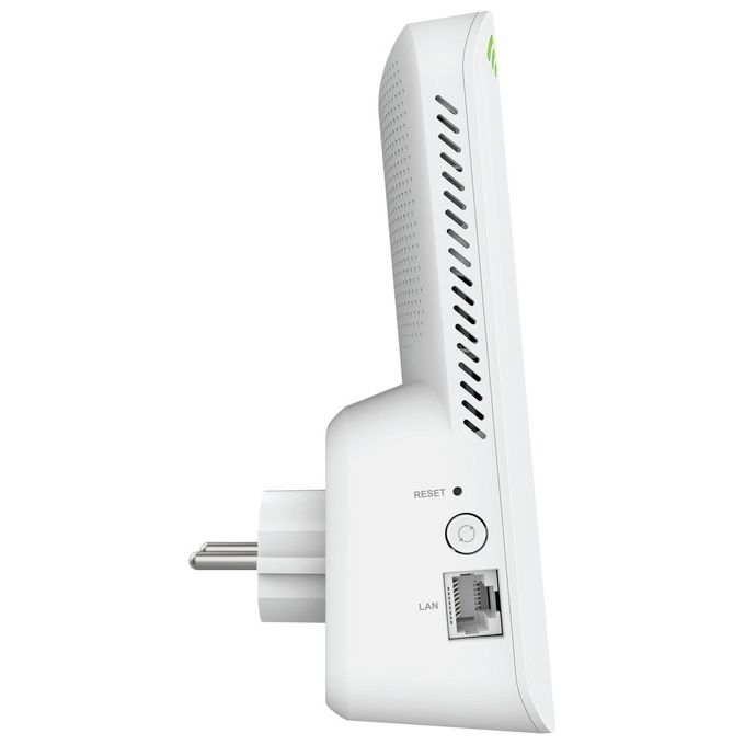 D-Link DAP-X1860 Range Extender Ripetitore di Rete Wi-Fi 6 AX1800 Dual-band 2.4 GHz 5 GHz Porta Gigabit Ethernet colore Bianco