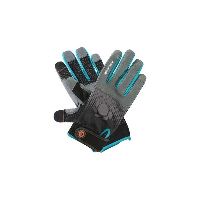 Gardena Guanti Taglia 8-M Turchese-Nero-Grigio-Arancione