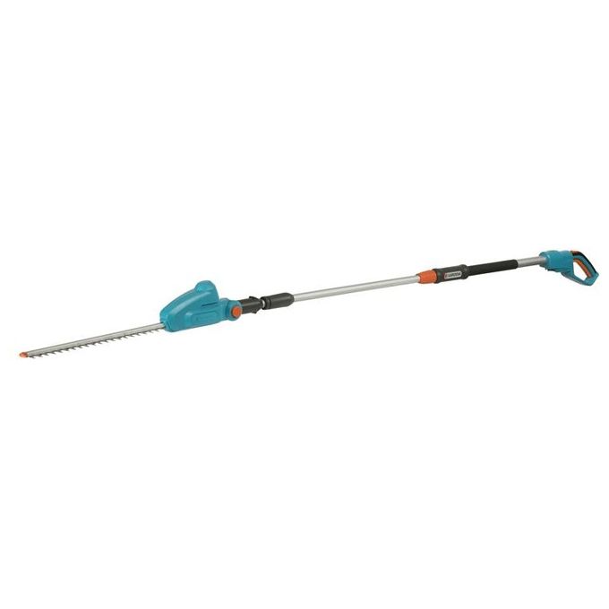 Gardena 14732-55 Tagliasiepi Telescopico A Batteria Lama 42 cm Testa Inclinabile 90° Altezza Massima 3 m Batteria 18V POWER FOR ALL colore Verde