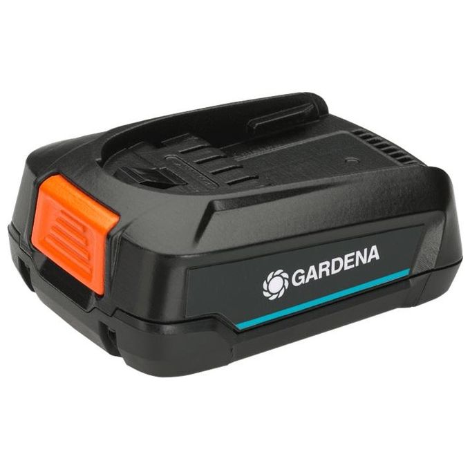 Gardena 14903-20 POWER FOR ALL Batteria di ricambio 18 V 2.5 Ah colore Nero Arancione