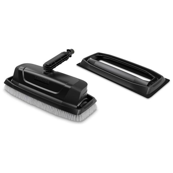 Kärcher 2.644-191.0 Spazzola per Idropulitrice Testina per Facciate e Vetri con 4 Ugelli ad Alta Pressione e Tampone in Microfibra colore Nero
